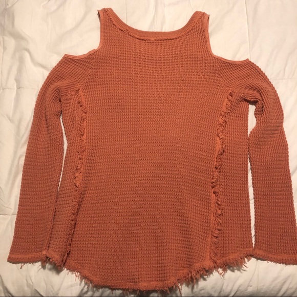 Free People Cold Shoulder Sweater - Picture 2 of 4